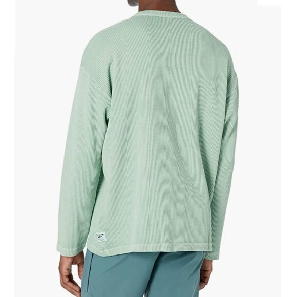 Reebok Men's Standard Natural Dye Crewneck Waffle Sweater, Small - Picture 2 of 6